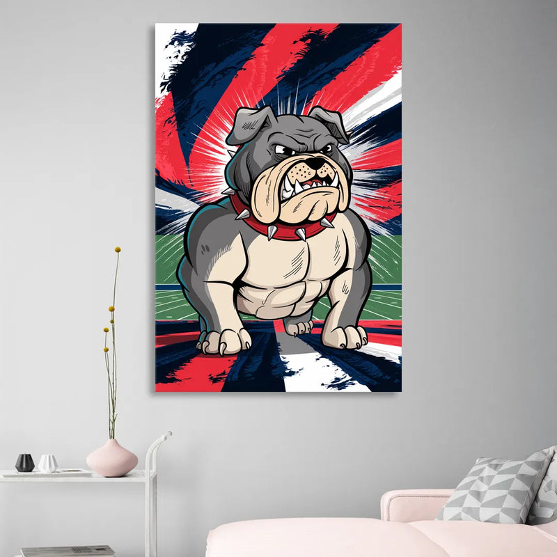 Fresno State Bulldogs Pride Living Room - Canvas Wall Art