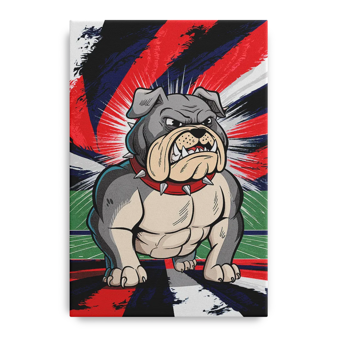 Fresno State Bulldogs Pride Front - Canvas Wall Art