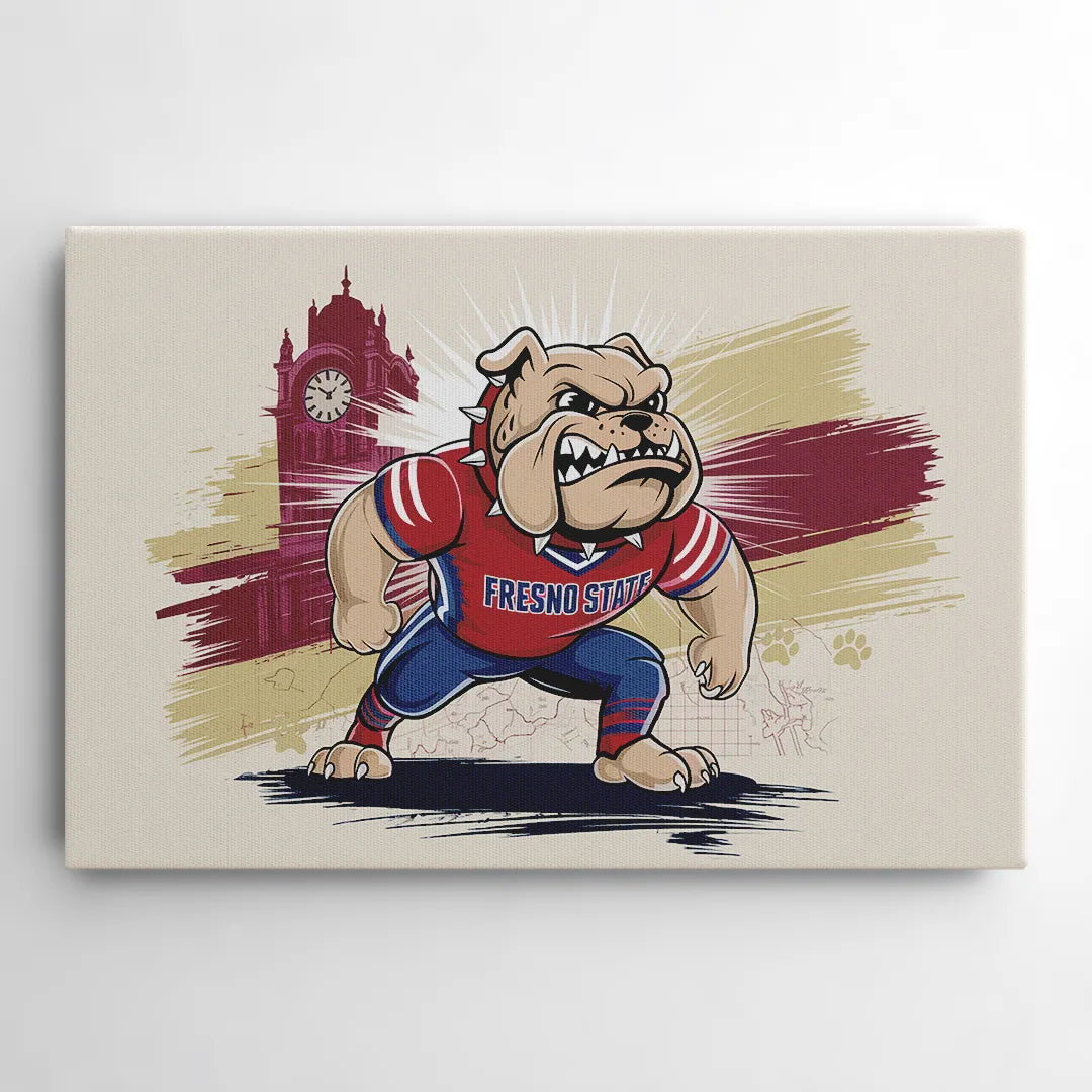 Fresno State Fans Unite - Canvas Wall Art