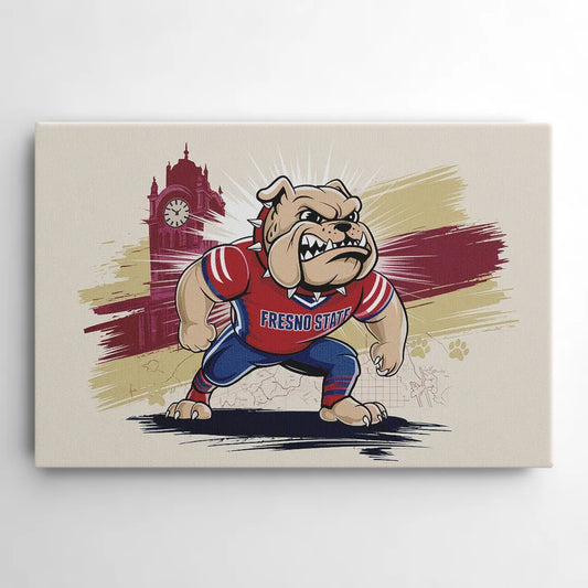 Fresno State Fans Unite - Canvas Wall Art