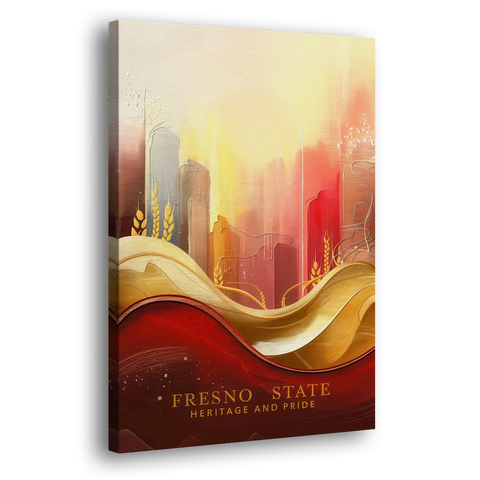 Fresno State Heritage and Pride - Canvas Wall Art - Side