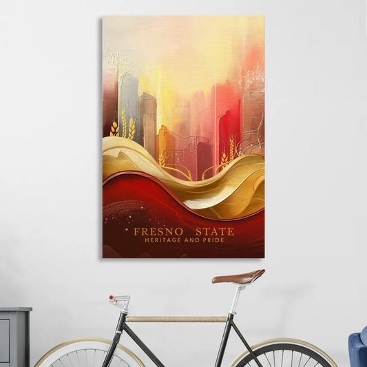 Fresno State Heritage and Pride Living Room - Canvas Wall Art