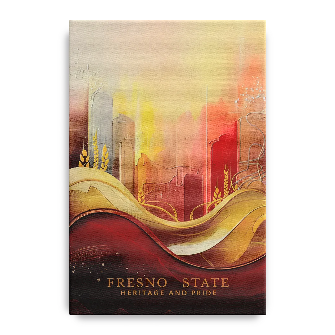 Fresno State Heritage and Pride Front - Canvas Wall Art