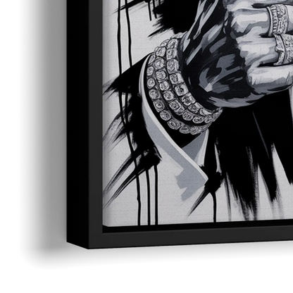 Frontier - Close-Up Black Frame Canvas