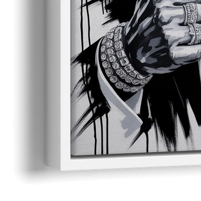 Frontier - Close-Up White Frame Canvas