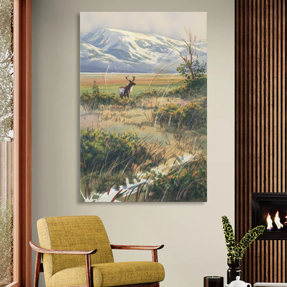 Frozen Tundra Sitting Room - Canvas Wall Art