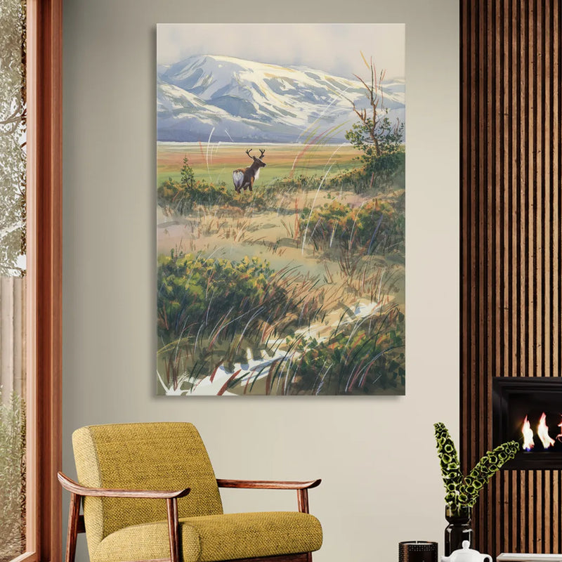 Frozen Tundra Sitting Room - Canvas Wall Art