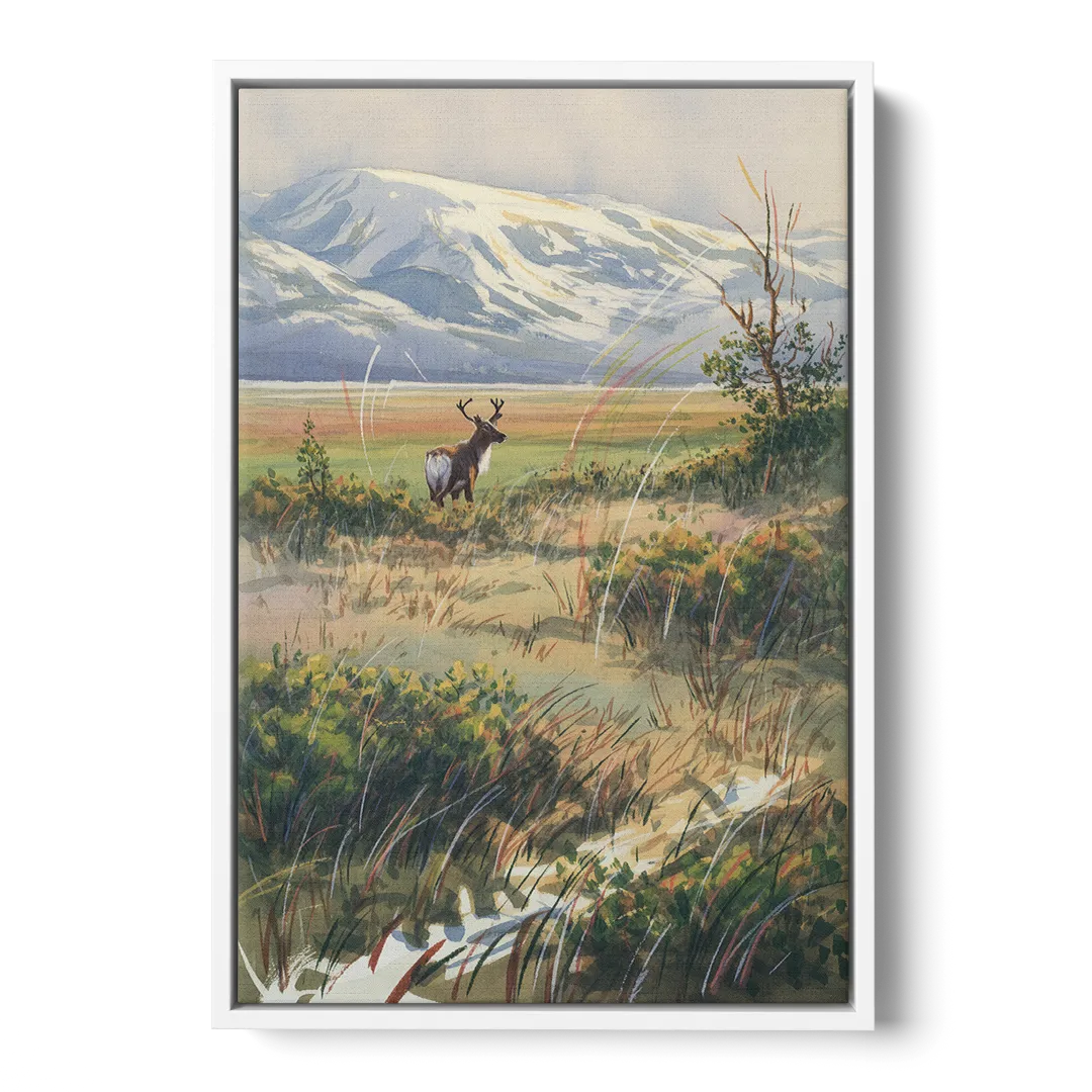 Frozen Tundra Front - White Canvas Wall Art