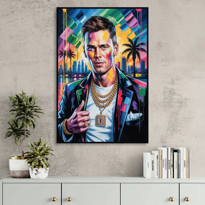 GOAT 2.0 Sitting Room - Black Canvas Wall Art