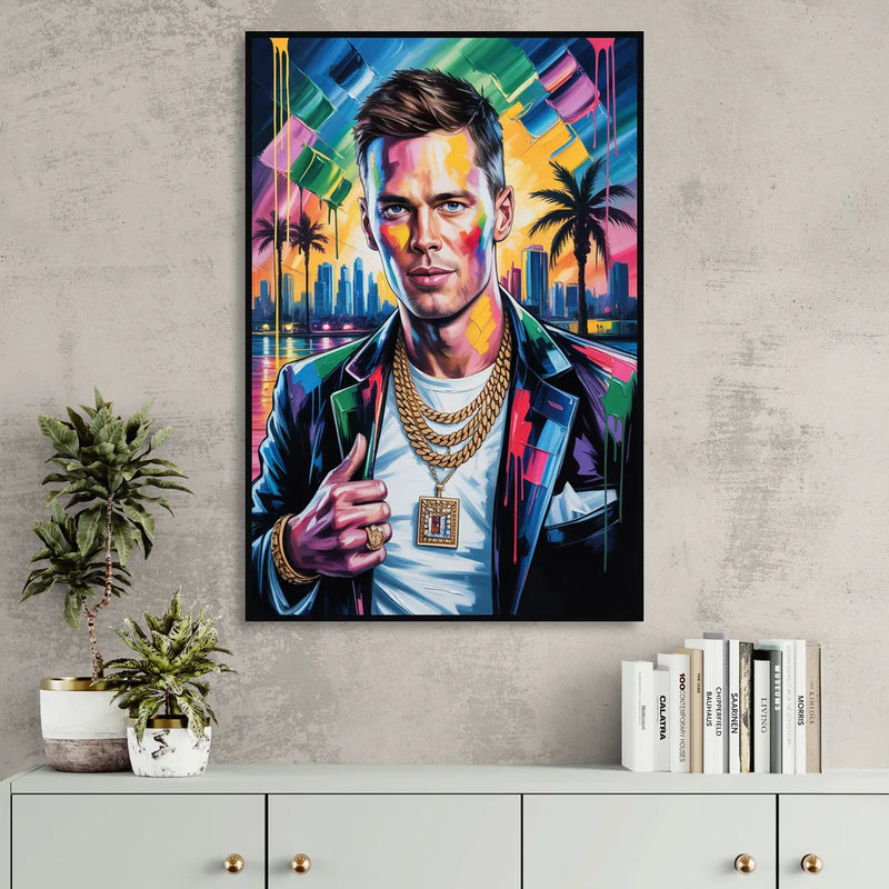 GOAT 2.0 Sitting Room - Black Canvas Wall Art