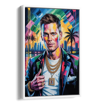 GOAT 2.0 Side - White Canvas Wall Art