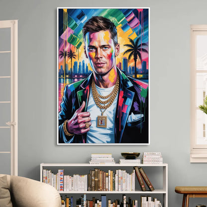 GOAT 2.0 Sitting Room - White Canvas Wall Art