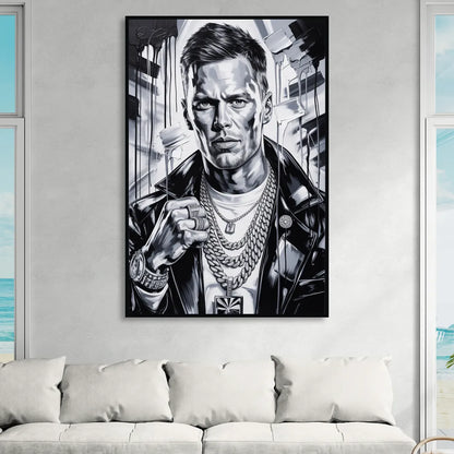 GOAT Sitting Room - Black Canvas Wall Art