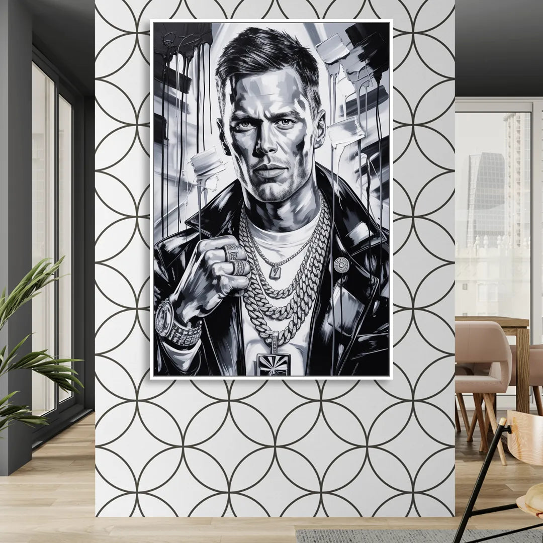 GOAT Sitting Room - White Canvas Wall Art