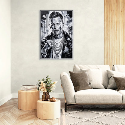 GOAT - Living Room White Frame Canvas