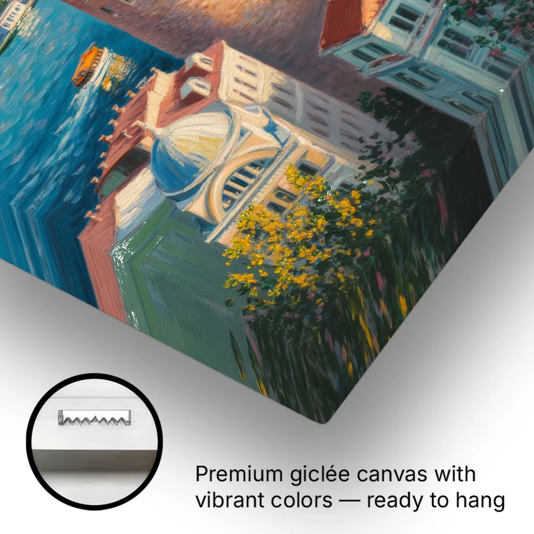 Galata Tower View - Canvas Wall Art - Gallery Wrap Corner