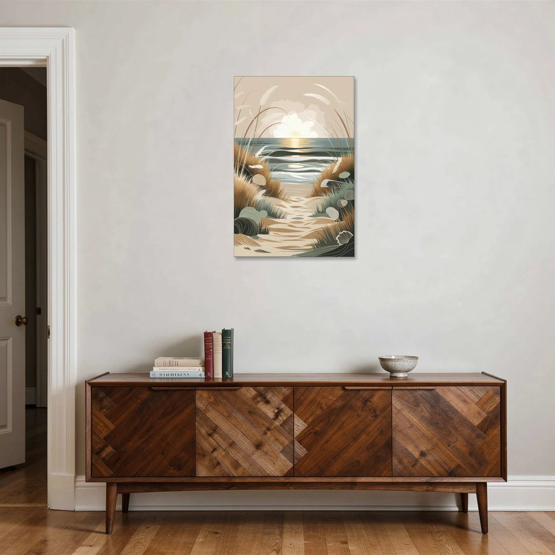 Galveston Coastal Vibes - Canvas Wall Art - Coffee Table - 24x36