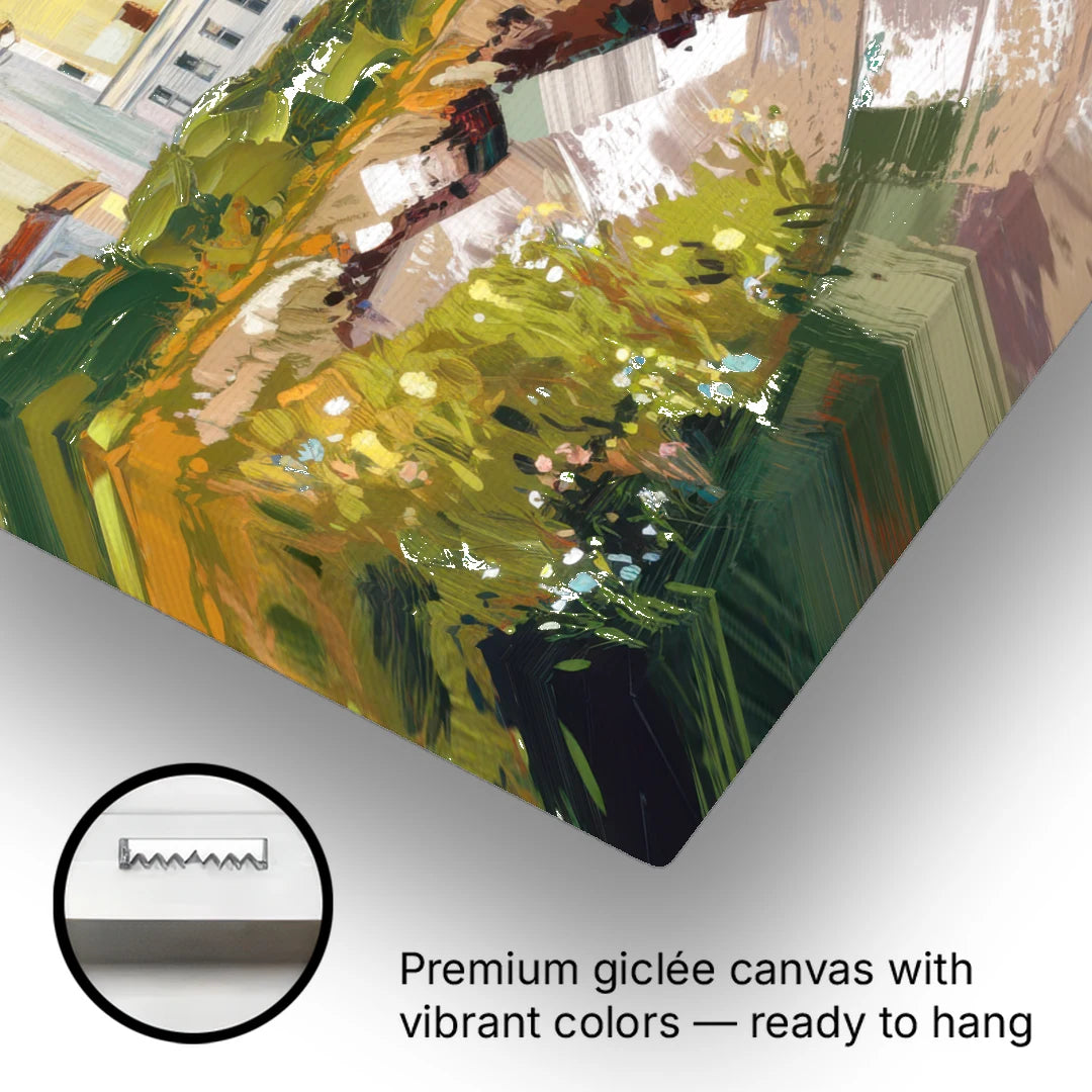 Galveston Lighthouse View - Canvas Wall Art - Gallery Wrap Corner