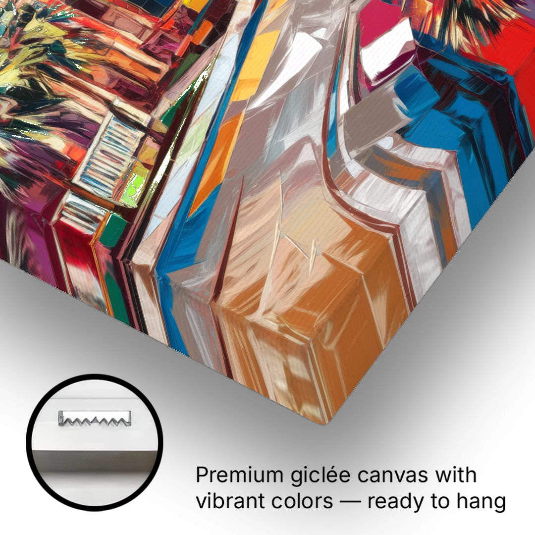 Galveston Texas Pride - Canvas Wall Art - Gallery Wrap Corner