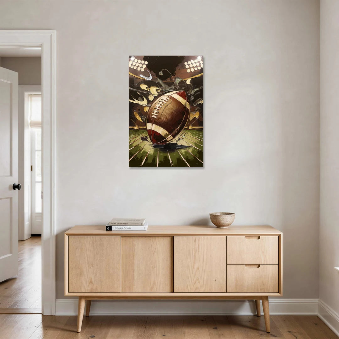 Garland Football Spirit - Canvas Wall Art - Coffee Table - 24x36