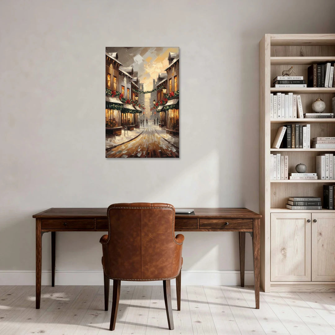 Garland Historic Downtown - Canvas Wall Art - Office - 24x36