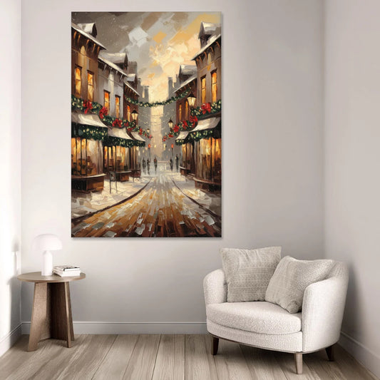 Garland Historic Downtown - Canvas Wall Art - Sofa - 40x60