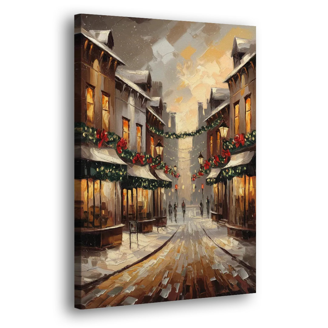 Garland Historic Downtown Side - Canvas Wall Art