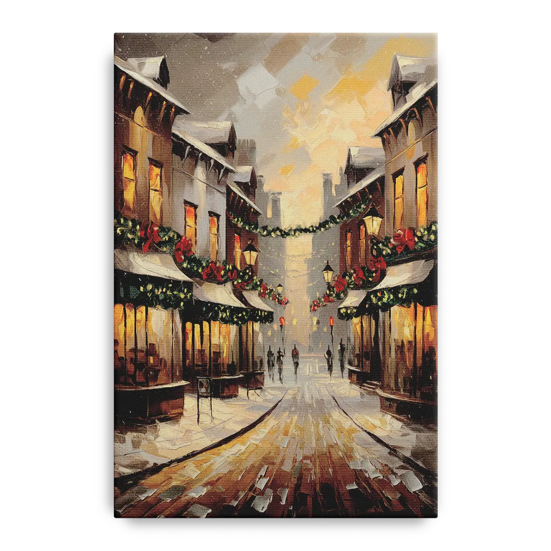 Garland Historic Downtown Front - Canvas Wall Art