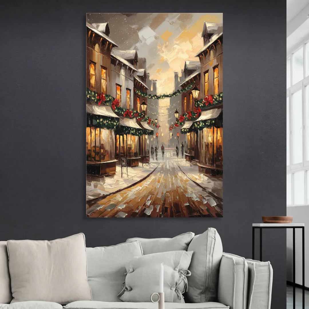 Garland Historic Downtown Sitting Room - Canvas Wall Art
