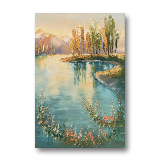 Garland Lakeside Serenity - Canvas Wall Art - Front