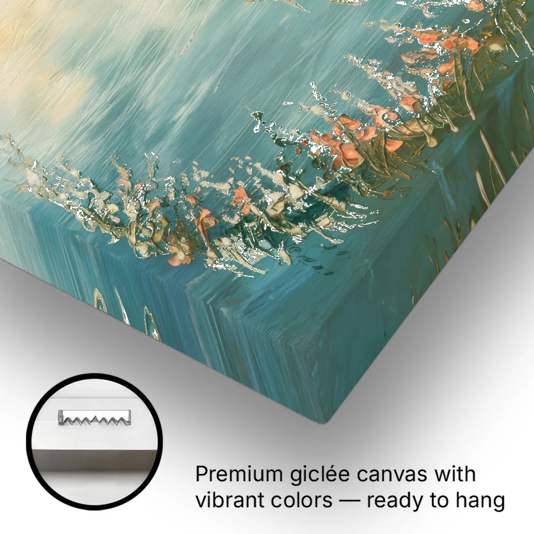 Garland Lakeside Serenity - Canvas Wall Art - Gallery Wrap Corner