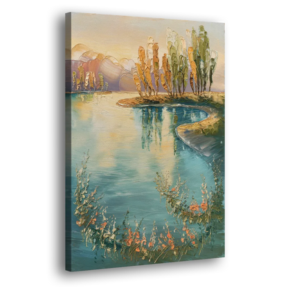 Garland Lakeside Serenity Side - Canvas Wall Art