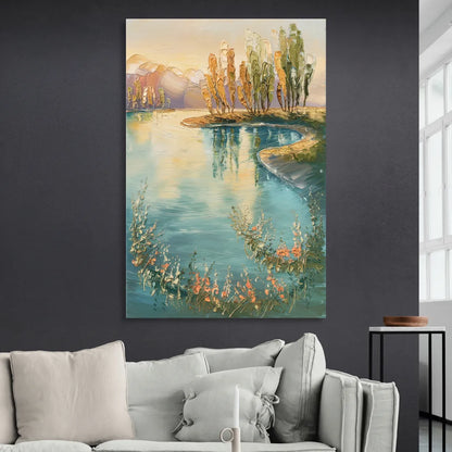 Garland Lakeside Serenity Living Room - Canvas Wall Art
