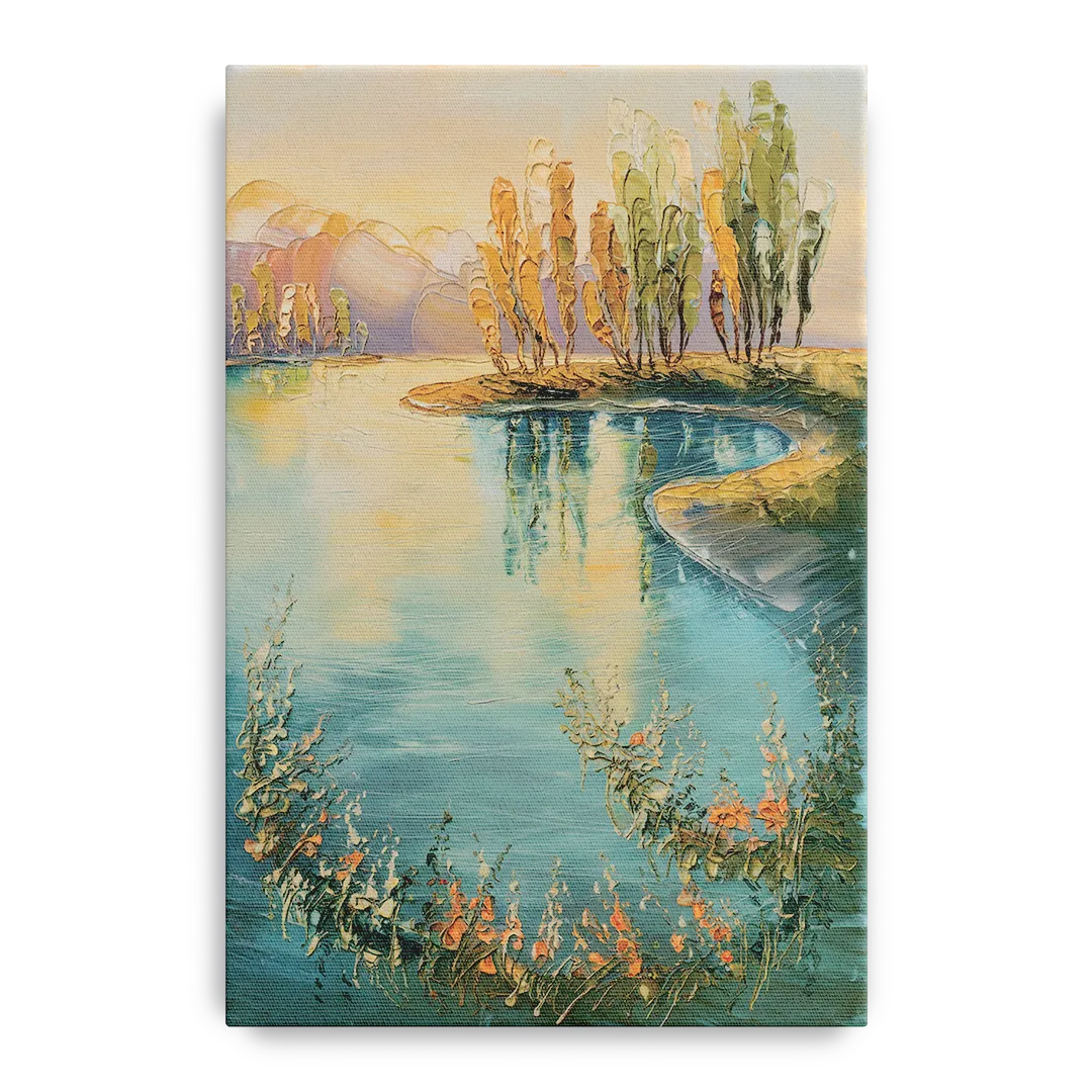 Garland Lakeside Serenity Front - Canvas Wall Art