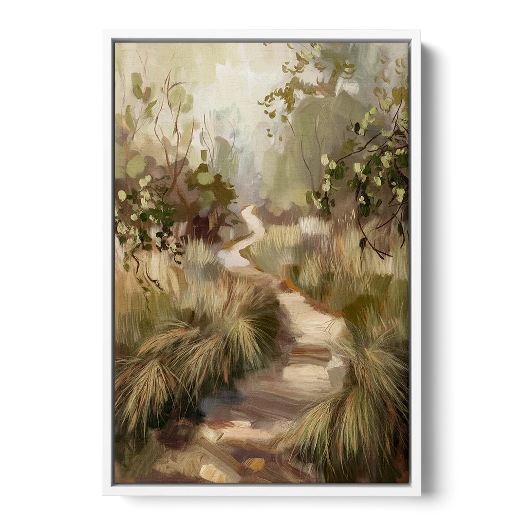 Garland Nature Trails Front - White Canvas Wall Art