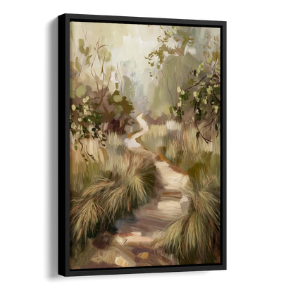 Garland Nature Trails Side - Black Canvas Wall Art