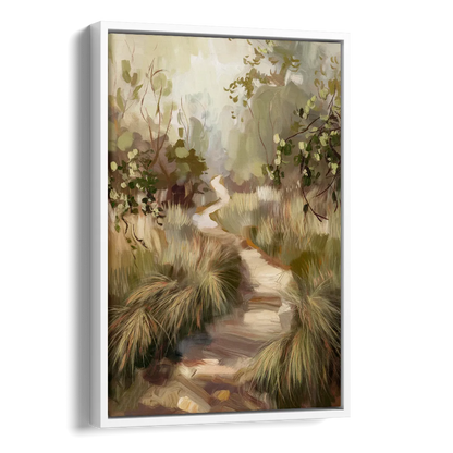 Garland Nature Trails Side - White Canvas Wall Art