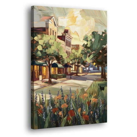 Garland Texas Pride - Canvas Wall Art - Side