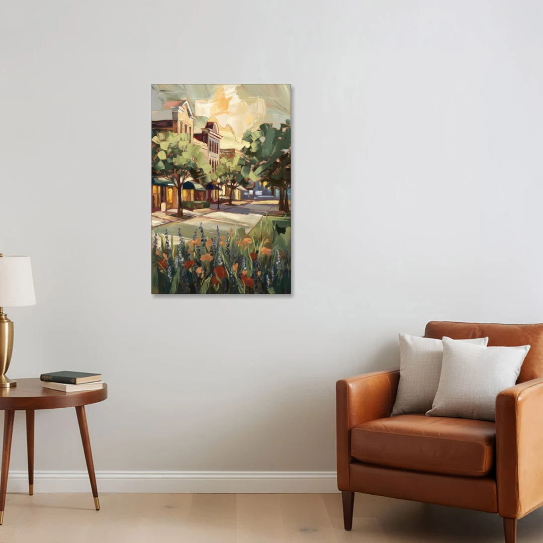 Garland Texas Pride - Canvas Wall Art - Sofa - 24x36