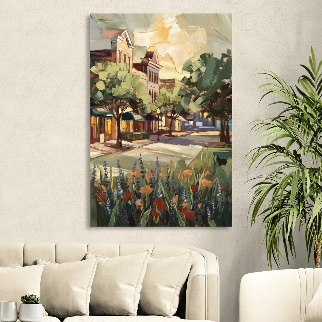 Garland Texas Pride Living Room - Canvas Wall Art