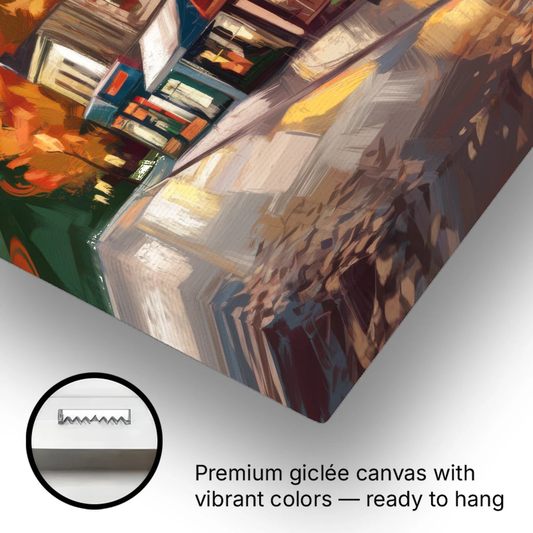 Gatlinburg Downtown Charm - Canvas Wall Art - Gallery Wrap Corner