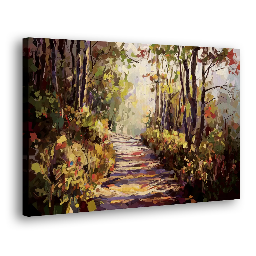 Gatlinburg Trail Through The Forest Side - Canvas Wall Art