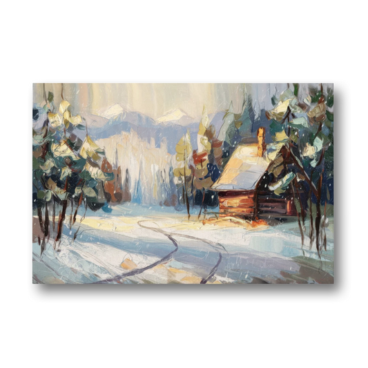 Gatlinburg Winter Wonderland - Canvas Wall Art - Front