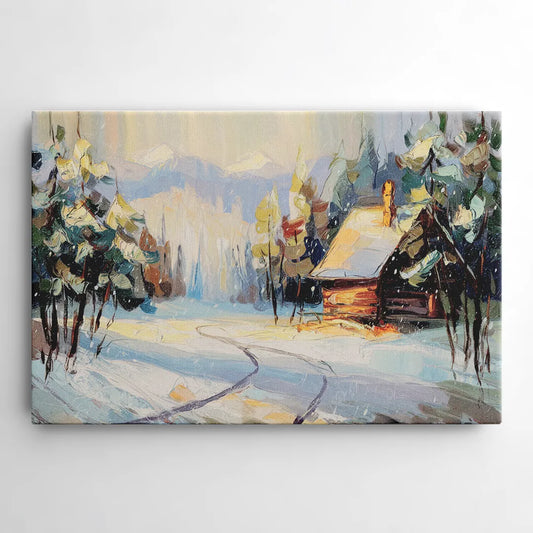 Gatlinburg Winter Wonderland - Canvas Wall Art