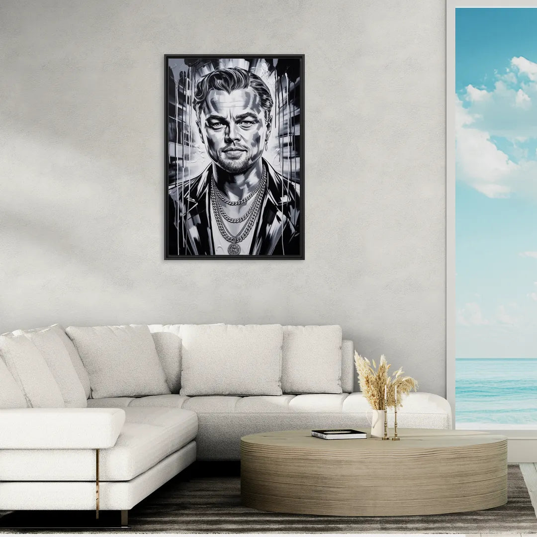 Gatsby Dreams 2.0 - Living Room Black Frame Canvas