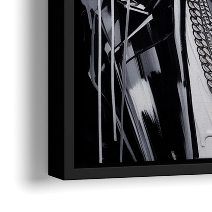 Gatsby Dreams 2.0 - Close-Up Black Frame Canvas