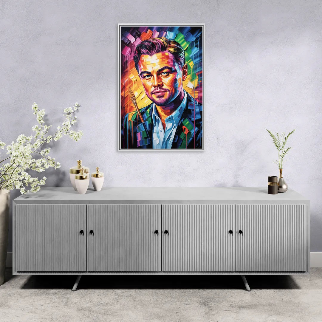 Gatsby Dreams - Living Room White Frame Canvas