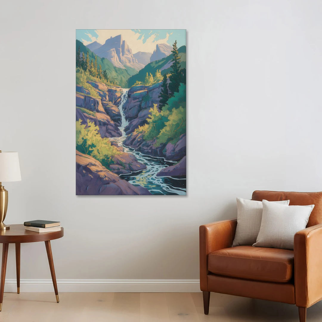 Geological Wonders - Canvas Wall Art - Sofa - 32x48