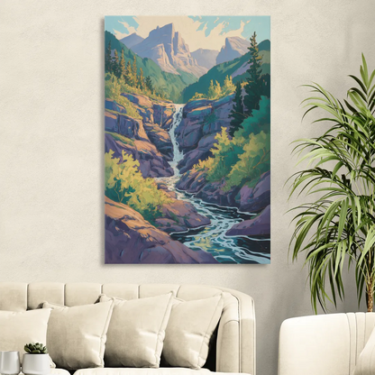 Geological Wonders Sitting Room - Canvas Wall Art
