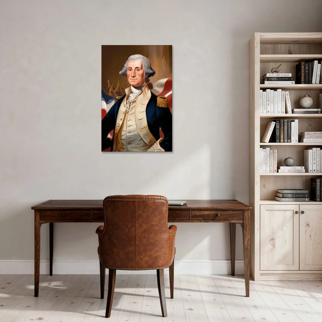 George Washington Legacy - Canvas Wall Art - Office - 24x36
